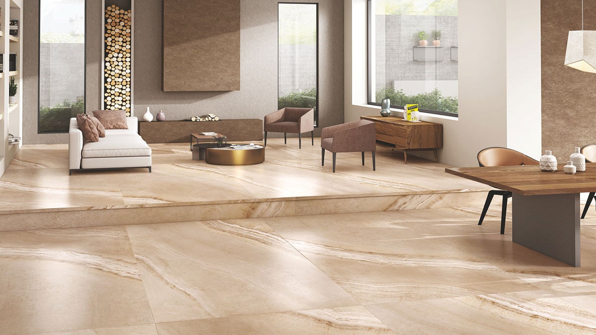 Living Room Tile Design