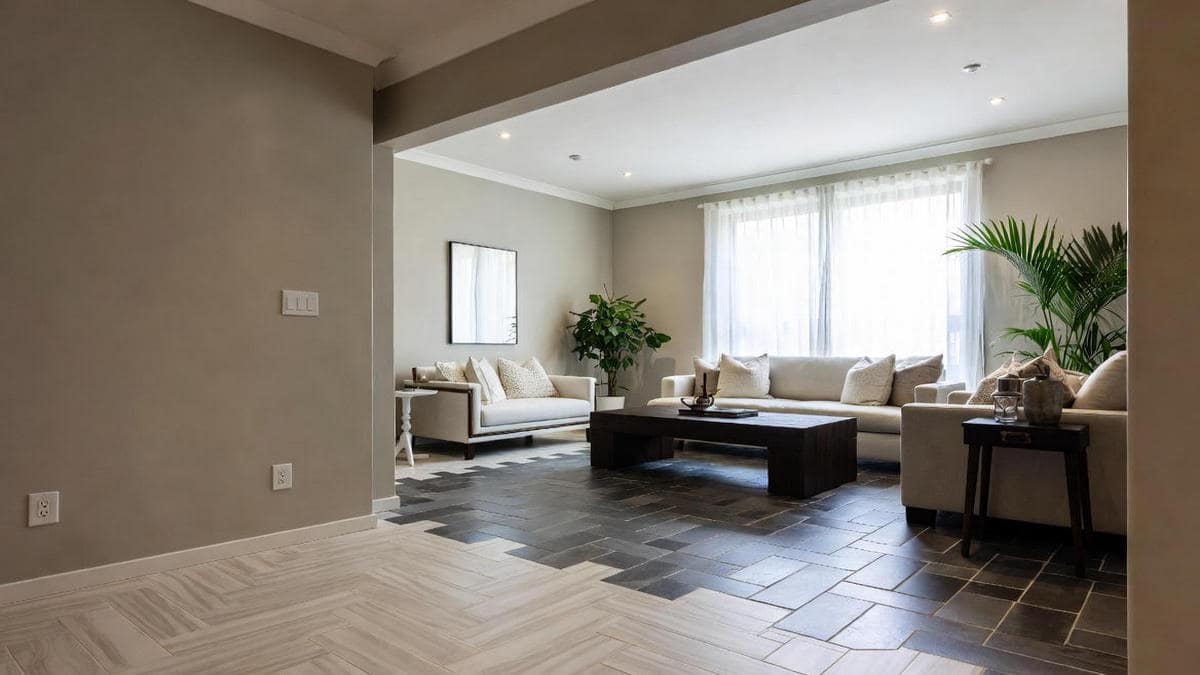 Living Room Tile Design