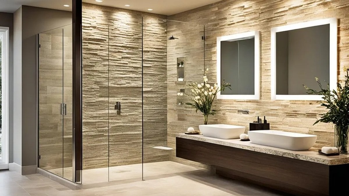 Using Stone Look Tiles in Bathrooms