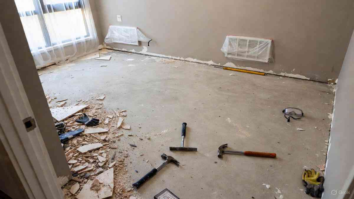 How to Remove Tile Floor