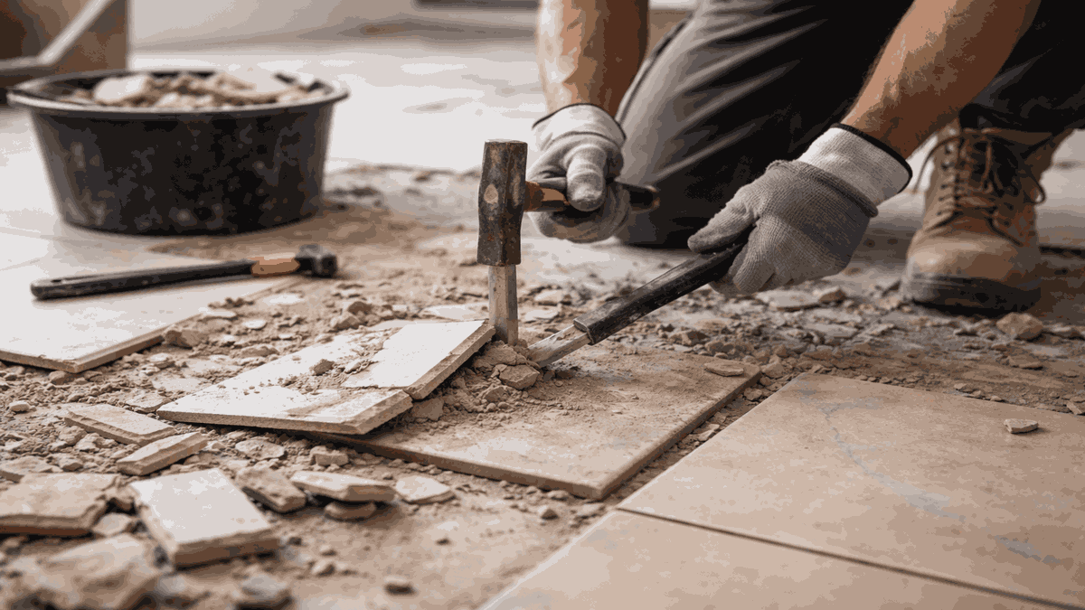 How to Remove Tile Floor