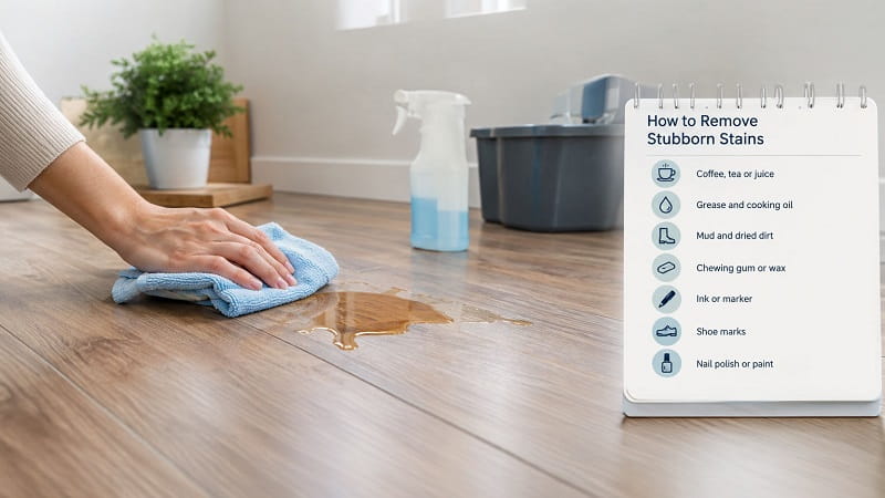 How to Remove Stubborn Stains from Laminate Flooring