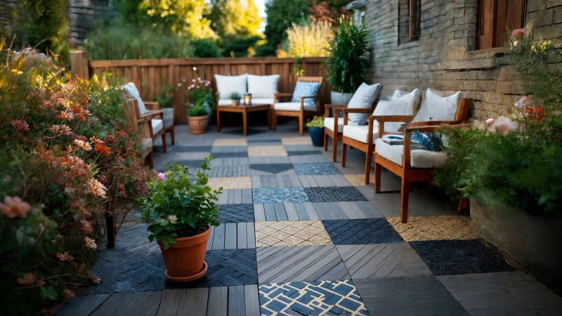Small Garden tile Ideas on a Budget